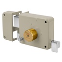 43586 / Cerradura sobreponer izq instala-fácil, llave tetra, blíster, Hermex