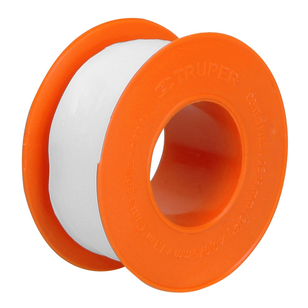 12513 / Cinta sella roscas 3/4' X 13 m de largo, uso general, Truper