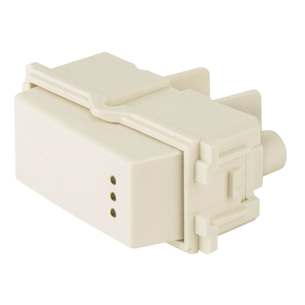 48056 / Interruptor de 3 vías con luz piloto, línea Italiana, marfil, Volteck