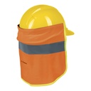 12355 / Cubrenuca para casco, naranja con reflejante, Truper