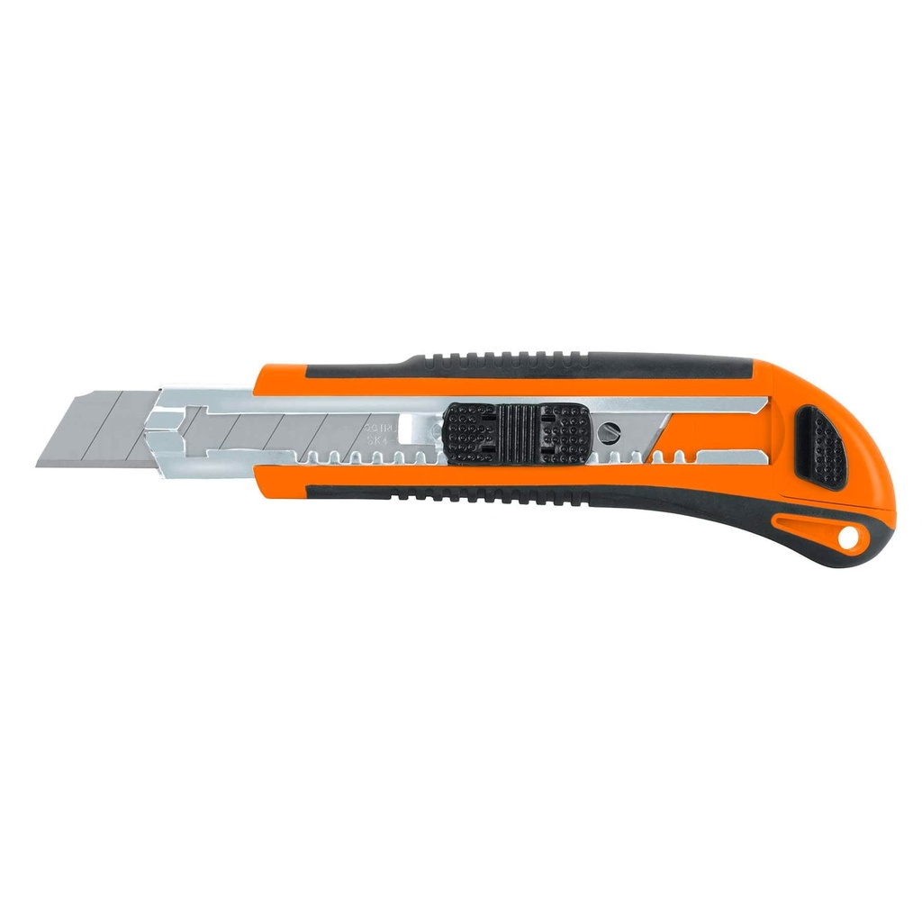 16977 / Cutter 18 mm profesional con alma metálica y grip, Truper