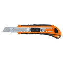 16977 / Cutter 18 mm profesional con alma metálica y grip, Truper