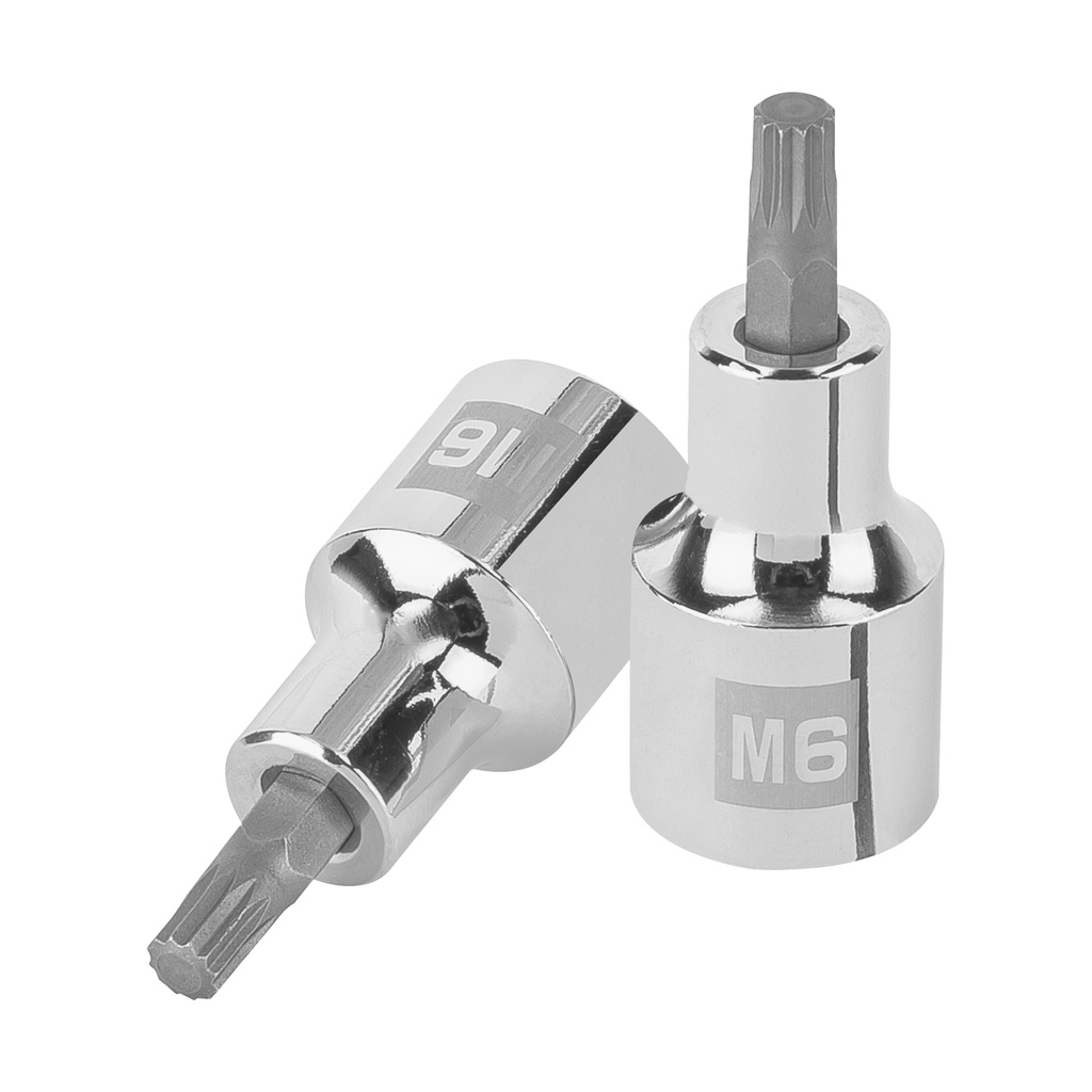 101293 / Dado punta corta bristol M6, cuadro 1/2', Truper