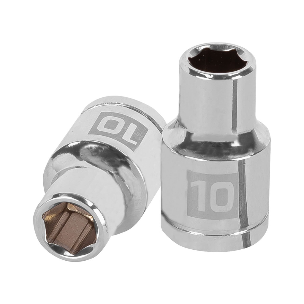 13260 / Dado de 10 mm, 6 puntas, cuadro 1/2', Truper