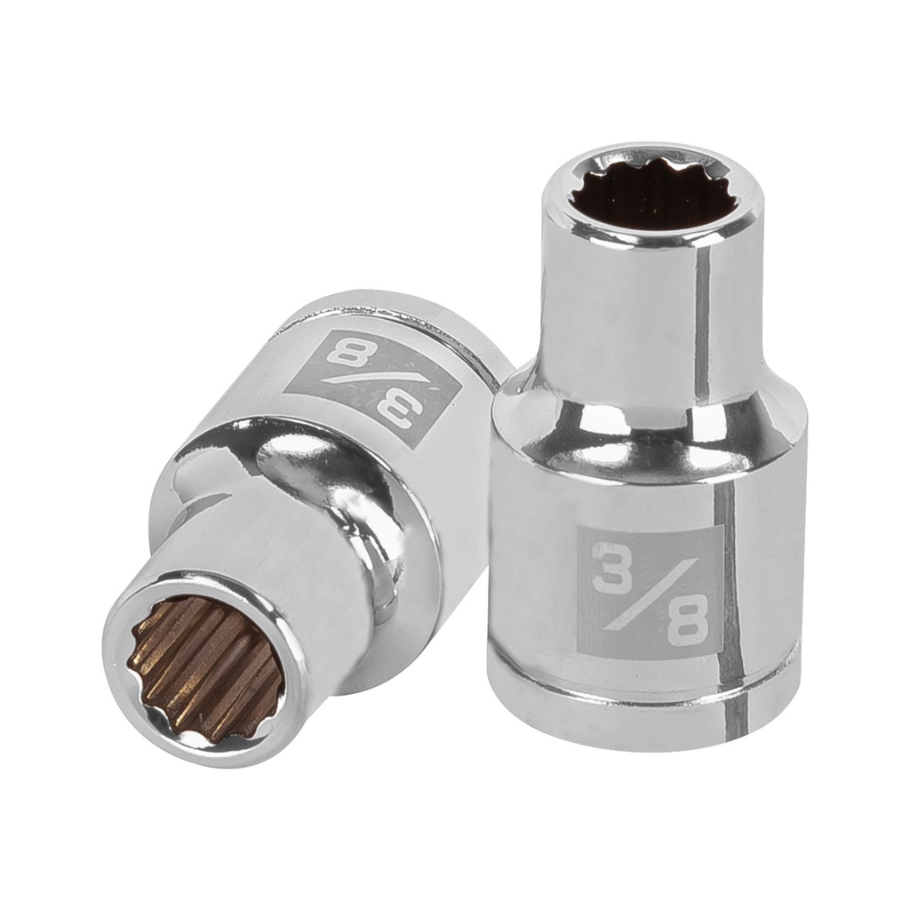 13300 / Dado de 3/8', 12 puntas, cuadro 1/2', Truper