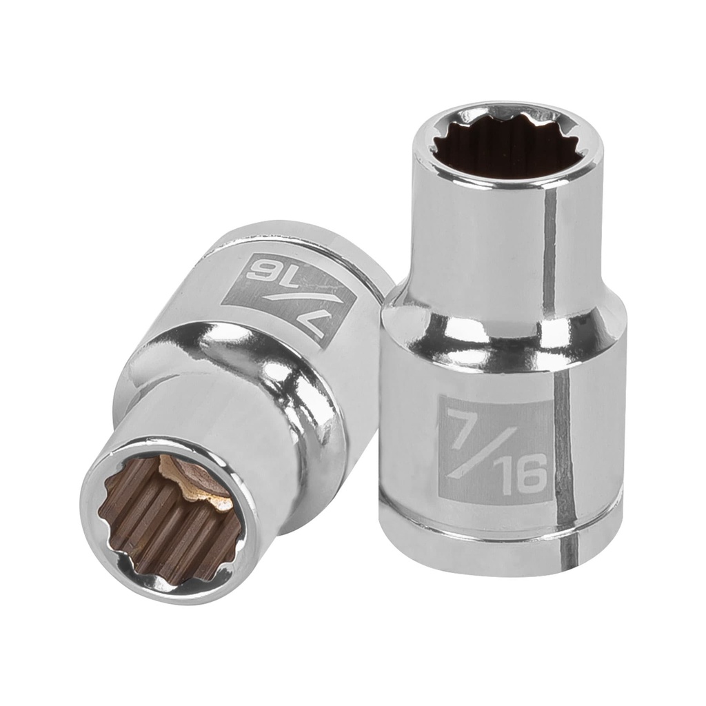 13301 / Dado de 7/16', 12 puntas, cuadro 1/2', Truper