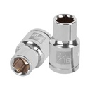 13231 / Dado de 7/16', 6 puntas, cuadro 1/2', Truper