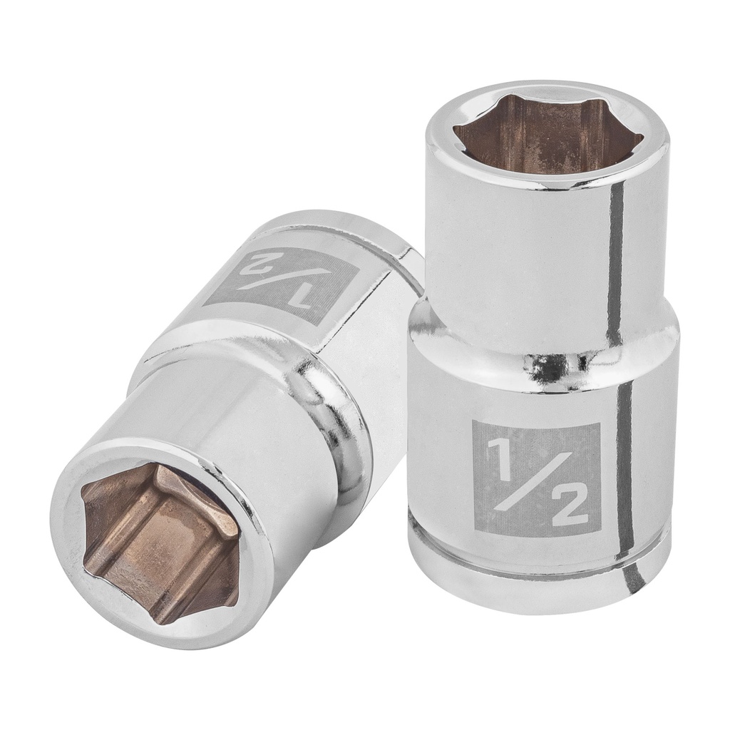 13232 / Dado de 1/2', 6 puntas, cuadro 1/2', Truper