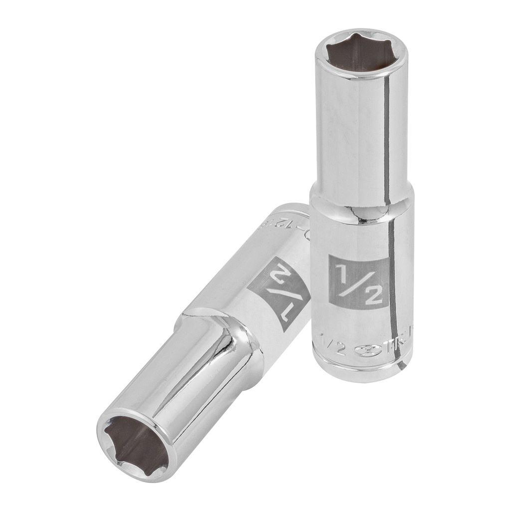 13325 / Dado largo de 1/2', 6 puntas, cuadro 1/2', Truper