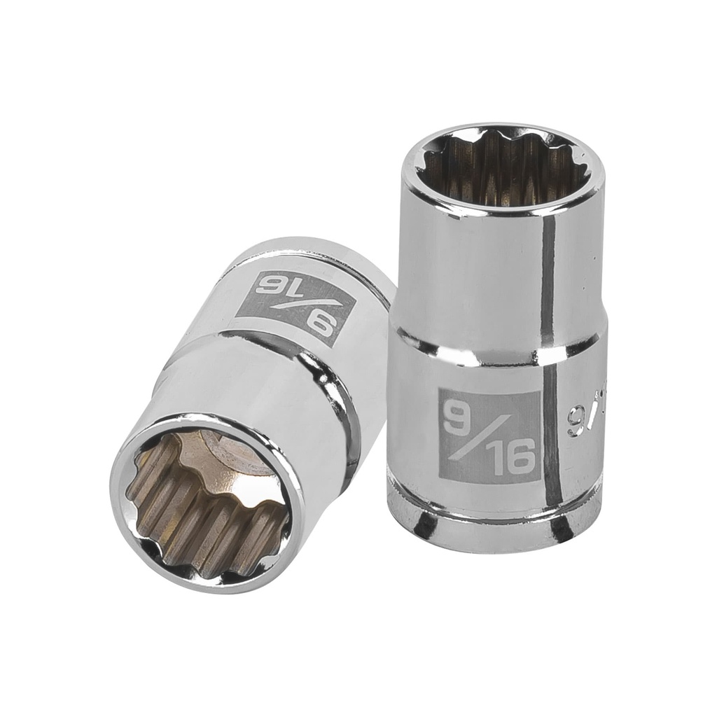 13303 / Dado de 9/16', 12 puntas, cuadro 1/2', Truper