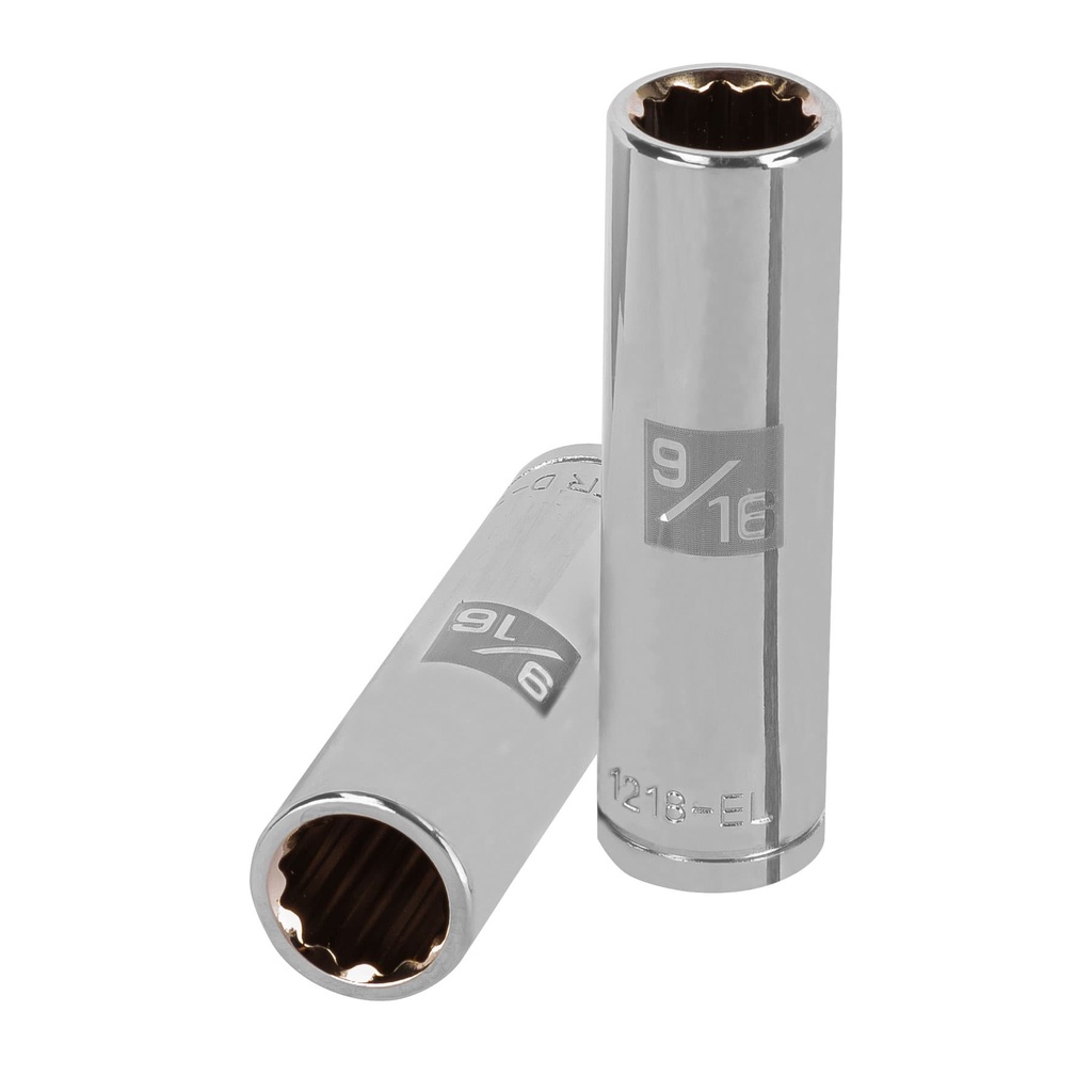 13361 / Dado largo de 9/16', 12 puntas, cuadro 1/2', Truper