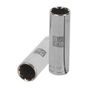 13363 / Dado largo de 11/16', 12 puntas, cuadro 1/2', Truper