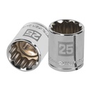 13539 / Dado de 25 mm, 12 puntas, cuadro 1/2', Truper