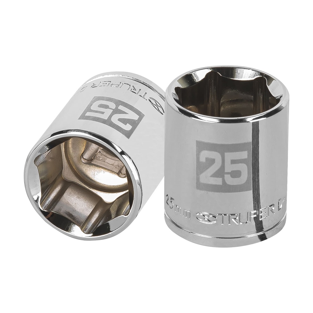 13275 / Dado de 25 mm, 6 puntas, cuadro 1/2', Truper