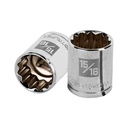 13309 / Dado de 15/16', 12 puntas, cuadro 1/2', Truper