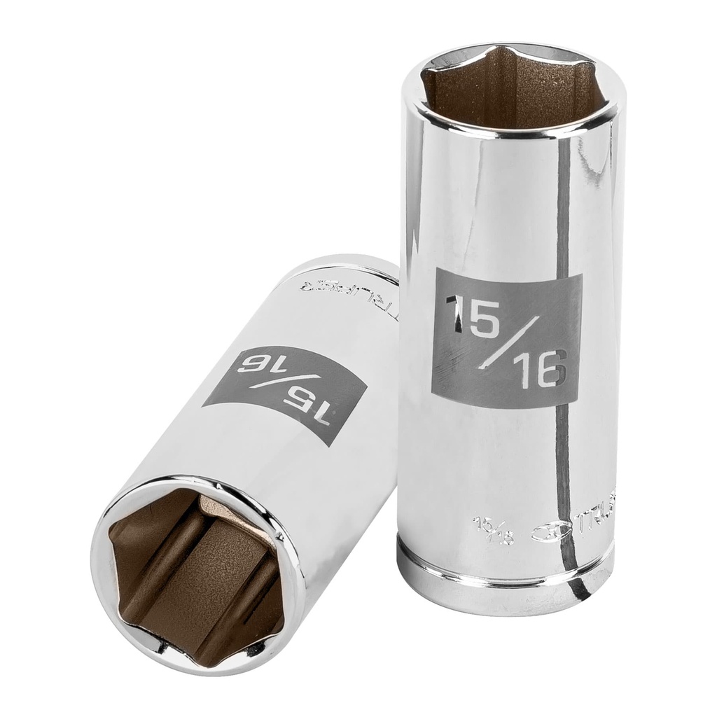 13332 / Dado largo de 15/16', 6 puntas, cuadro 1/2', Truper