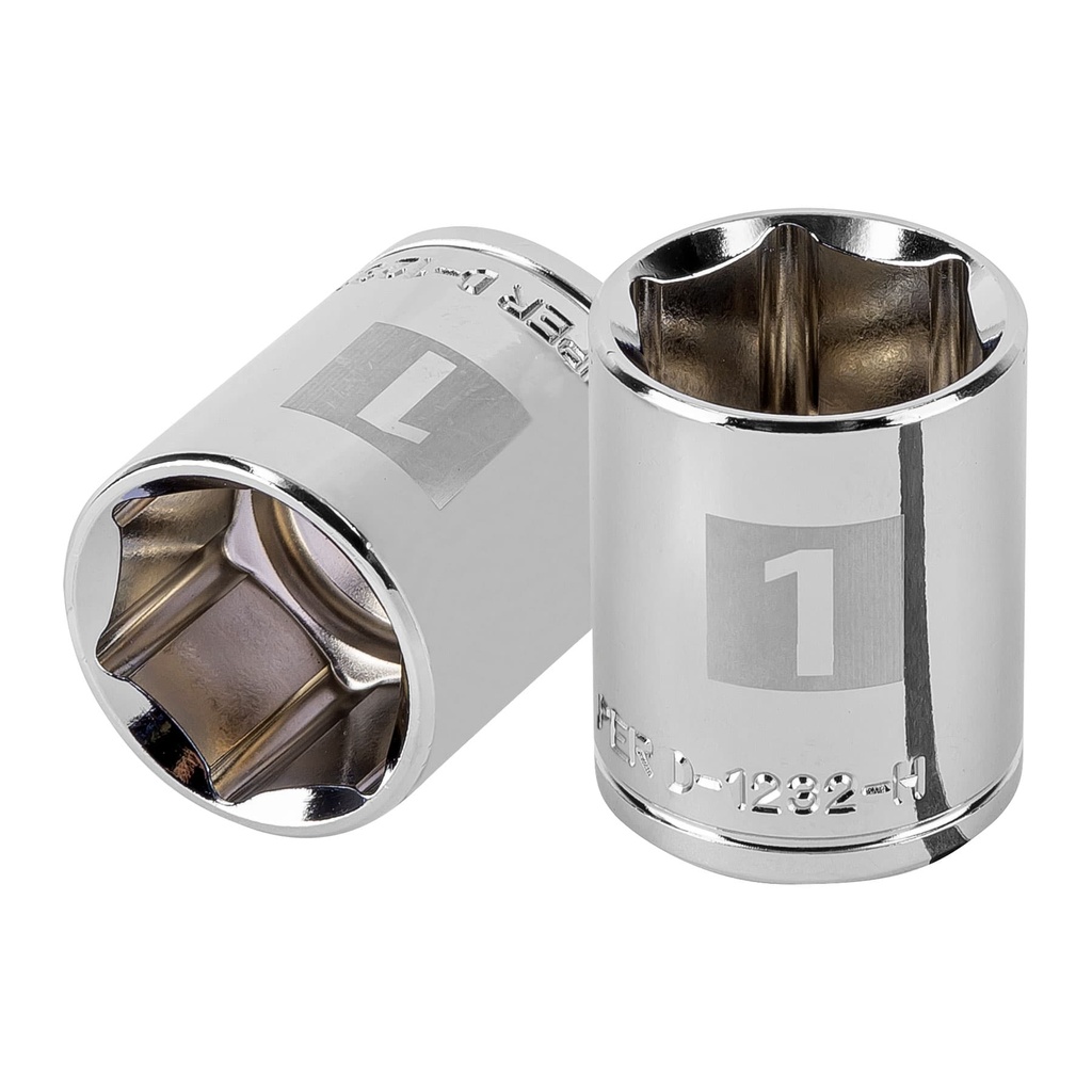 13240 / Dado de 1', 6 puntas, cuadro 1/2', Truper
