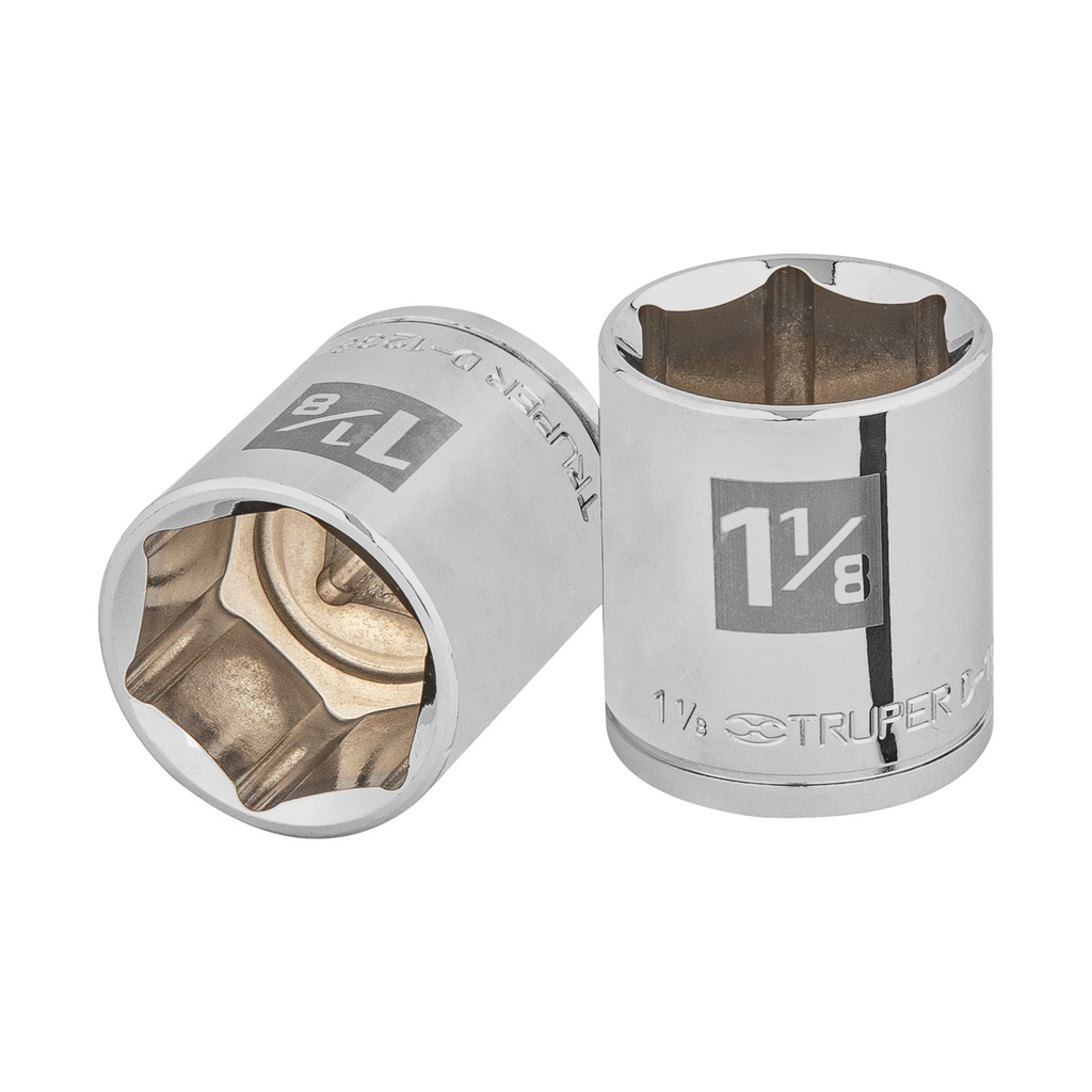 13242 / Dado de 1-1/8', 6 puntas, cuadro 1/2', Truper