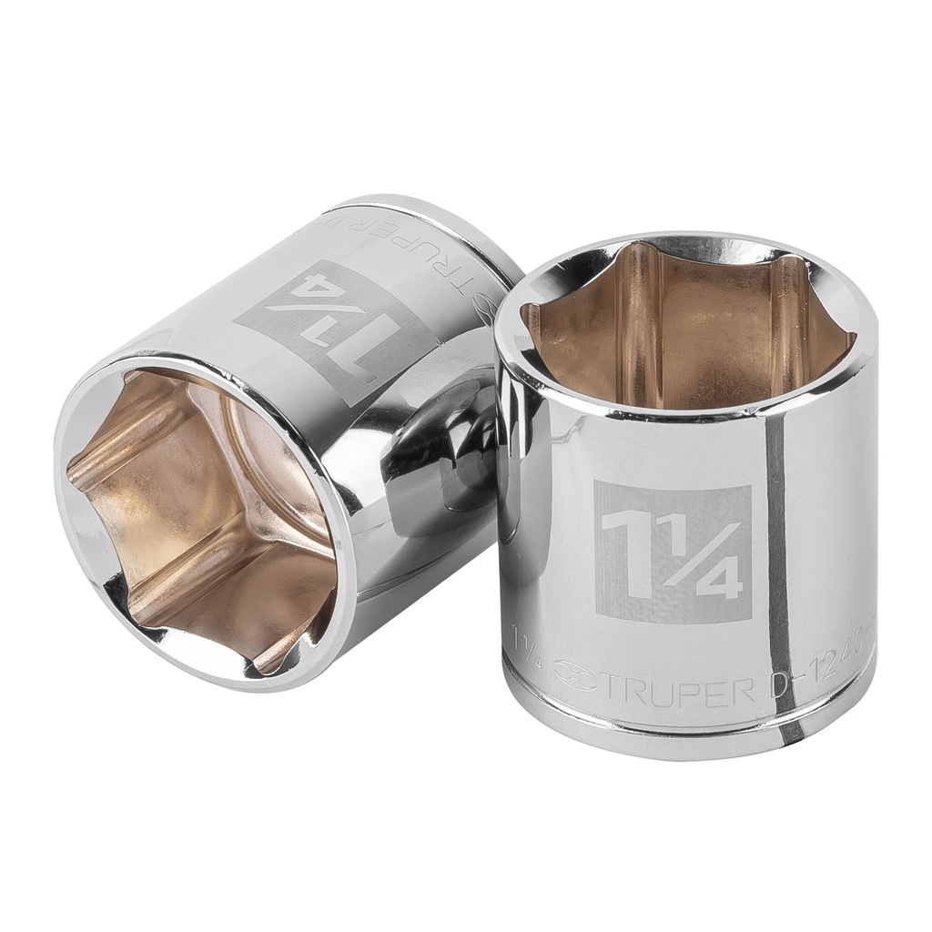 13244 / Dado de 1-1/4', 6 puntas, cuadro 1/2', Truper