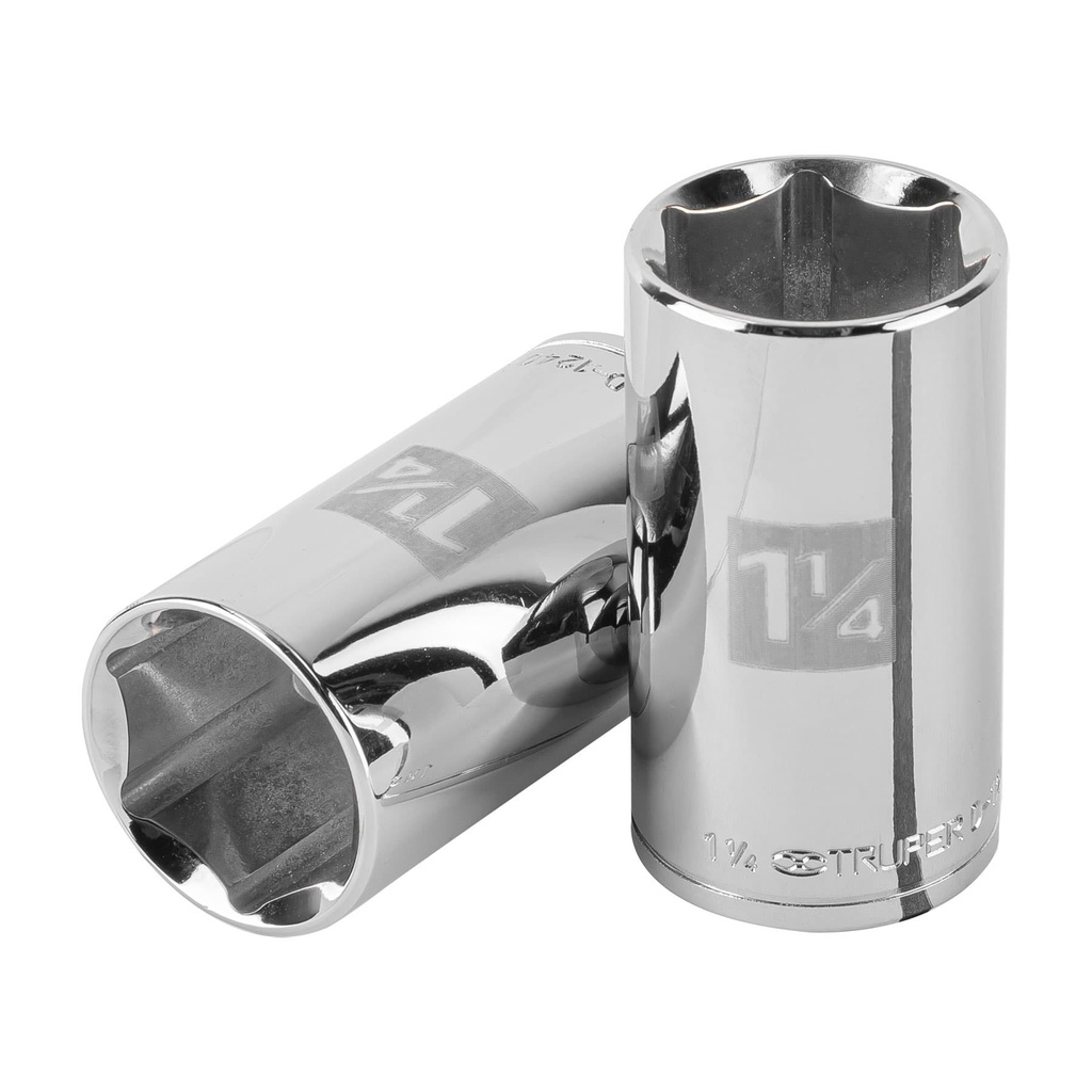 101000 / Dado largo de 1-1/4', 6 puntas, cuadro 1/2', Truper