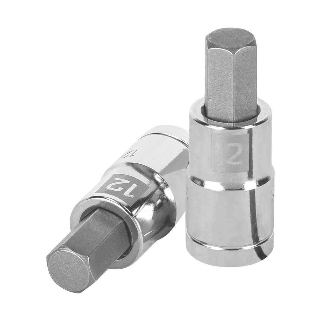 13284 / Dado punta hexagonal de 12 mm, cuadro 1/2', Truper