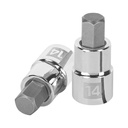 13285 / Dado punta hexagonal de 14 mm, cuadro 1/2', Truper