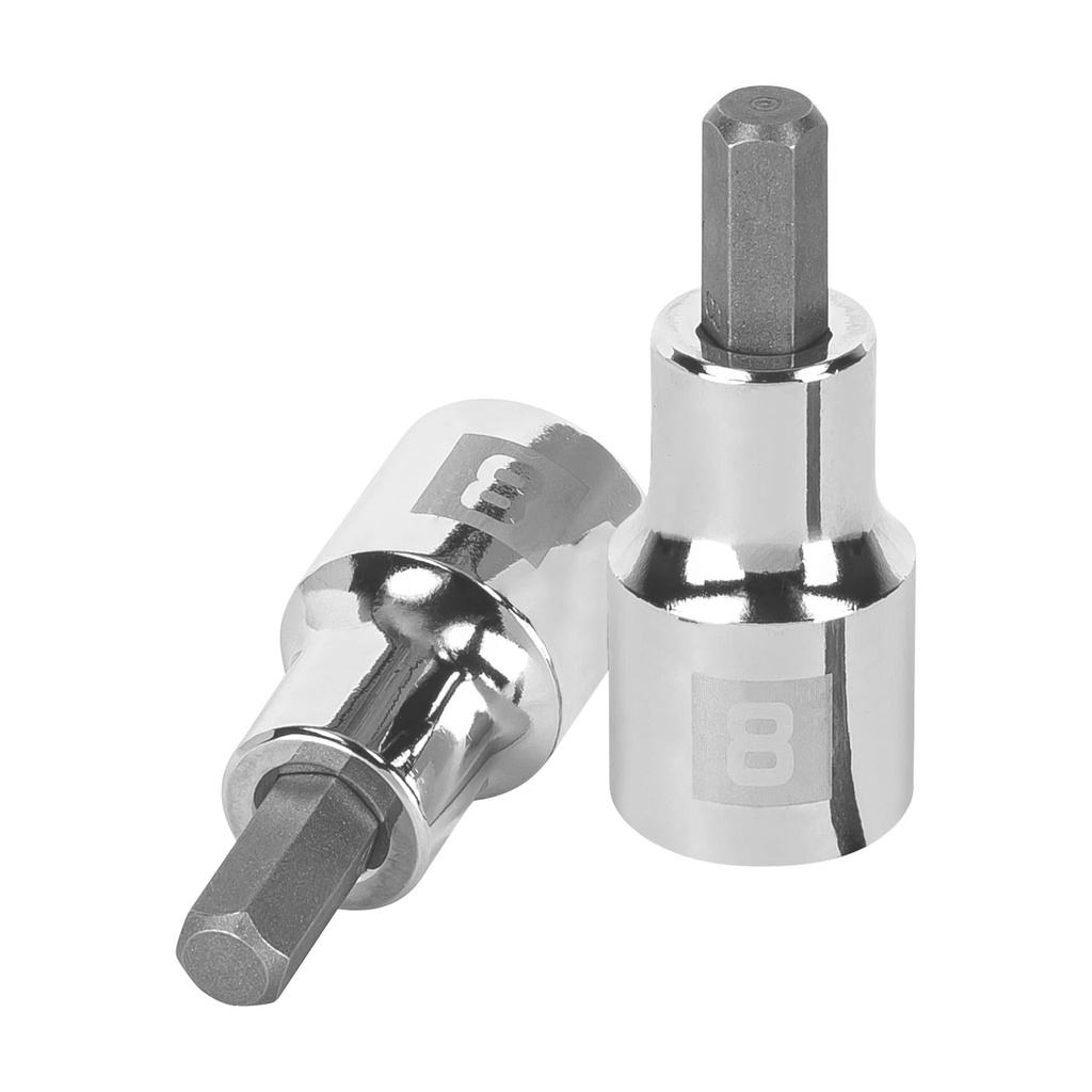 13282 / Dado punta hexagonal de 8 mm, cuadro 1/2', Truper