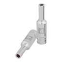 100968 / Dado largo de 4 mm, 6 puntas, cuadro 1/4', Truper