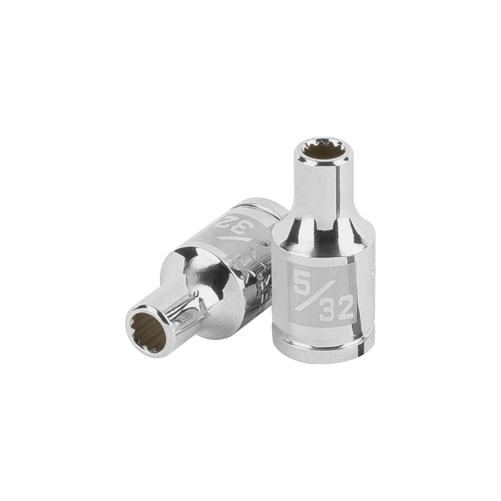 100917 / Dado de 5/32', 12 puntas, cuadro 1/4', Truper