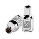 13154 / Dado de 3/16', 6 puntas, cuadro 1/4', Truper