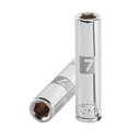 13201 / Dado largo de 7 mm, 6 puntas, cuadro 1/4', Truper