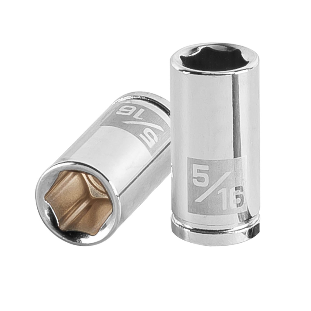 13158 / Dado de 5/16', 6 puntas, cuadro 1/4', Truper