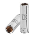 13204 / Dado largo de 10 mm, 6 puntas, cuadro 1/4', Truper