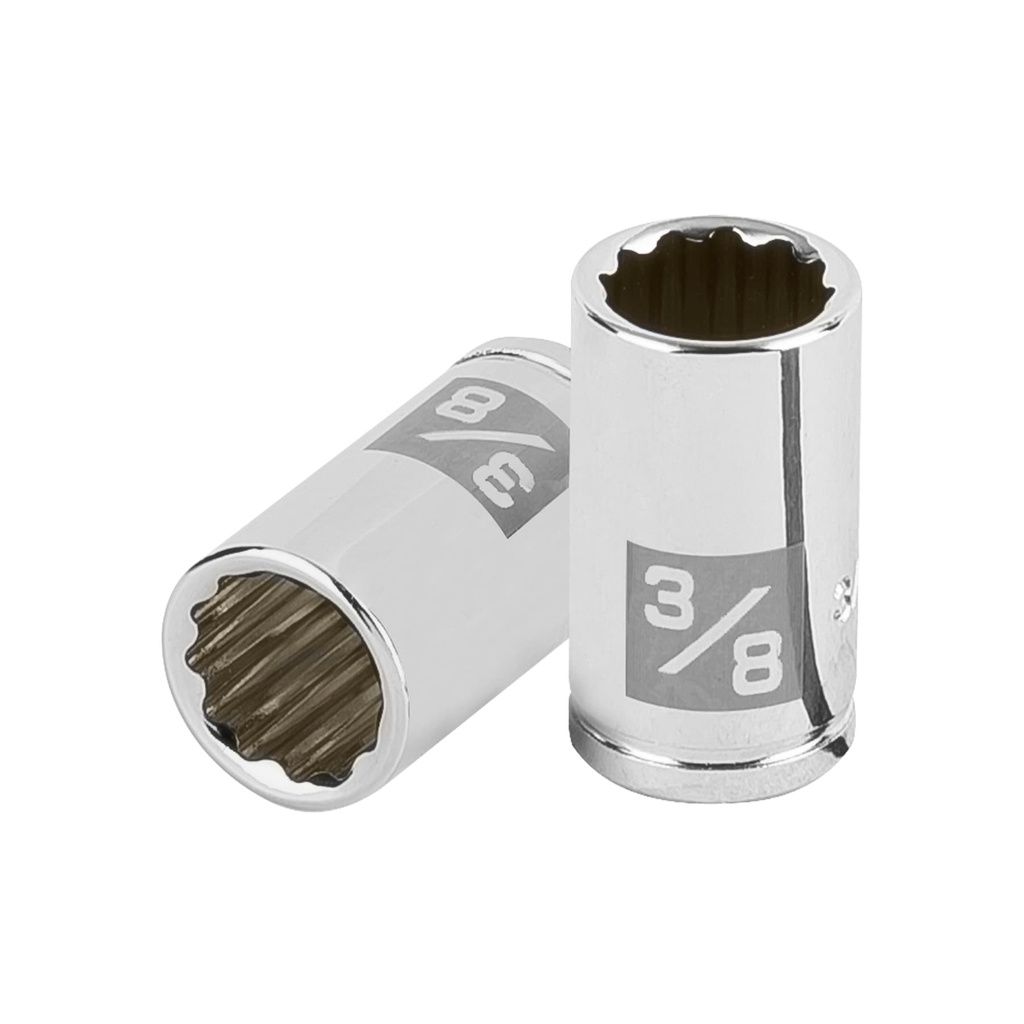 100961 / Dado de 3/8', 12 puntas, cuadro 1/4', Truper