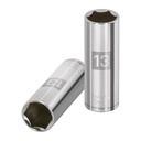 13207 / Dado largo de 13 mm, 6 puntas, cuadro 1/4', Truper