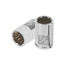 100962 / Dado de 7/16', 12 puntas, cuadro 1/4', Truper