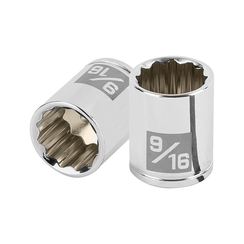 100965 / Dado de 9/16', 12 puntas, cuadro 1/4', Truper