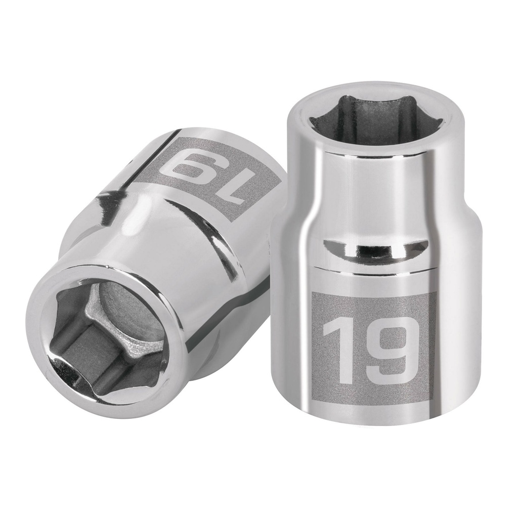14965 / Dado de 19 mm, 6 puntas, cuadro 3/4', Truper