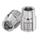14965 / Dado de 19 mm, 6 puntas, cuadro 3/4', Truper
