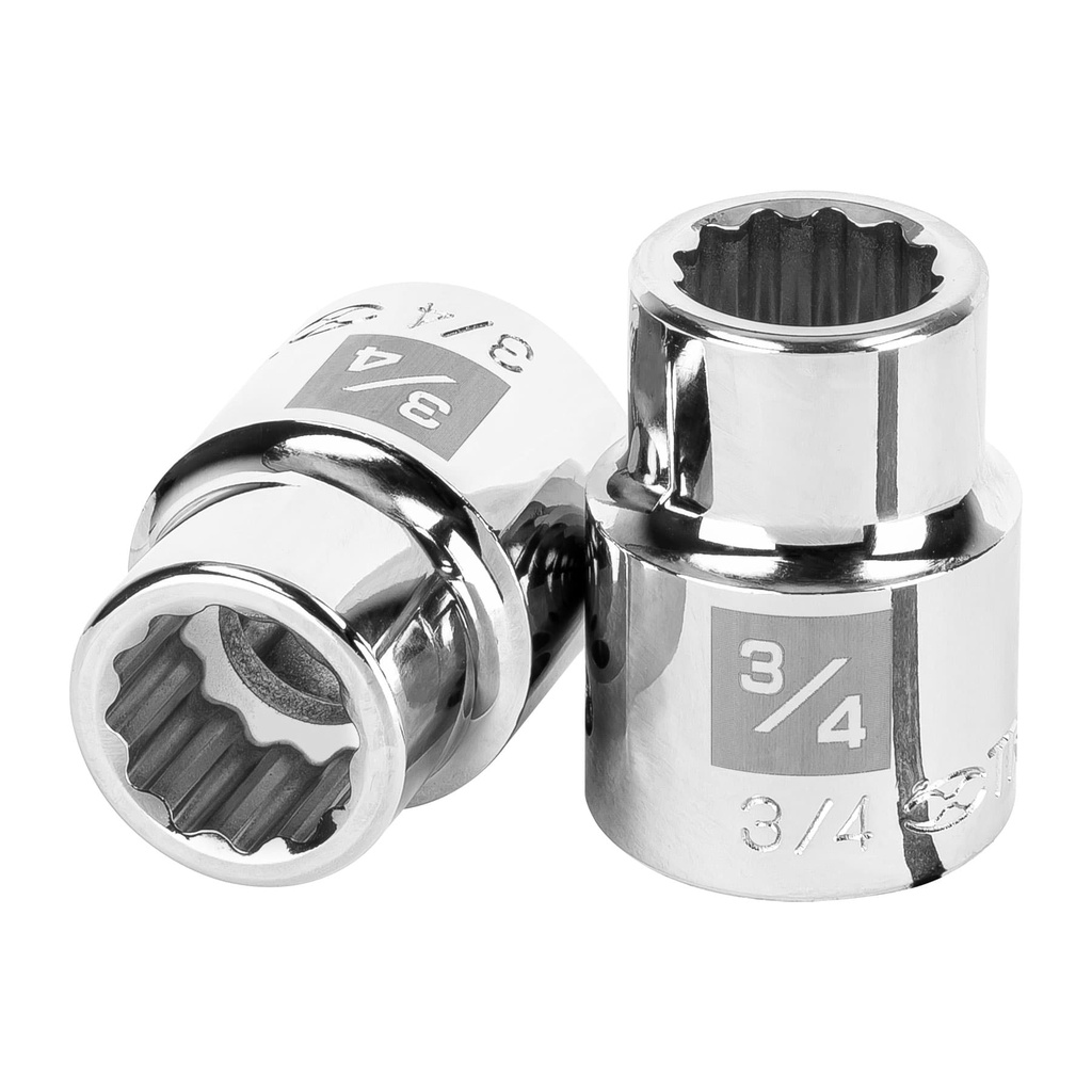 13850 / Dado de 3/4', 12 puntas, cuadro 3/4', Truper