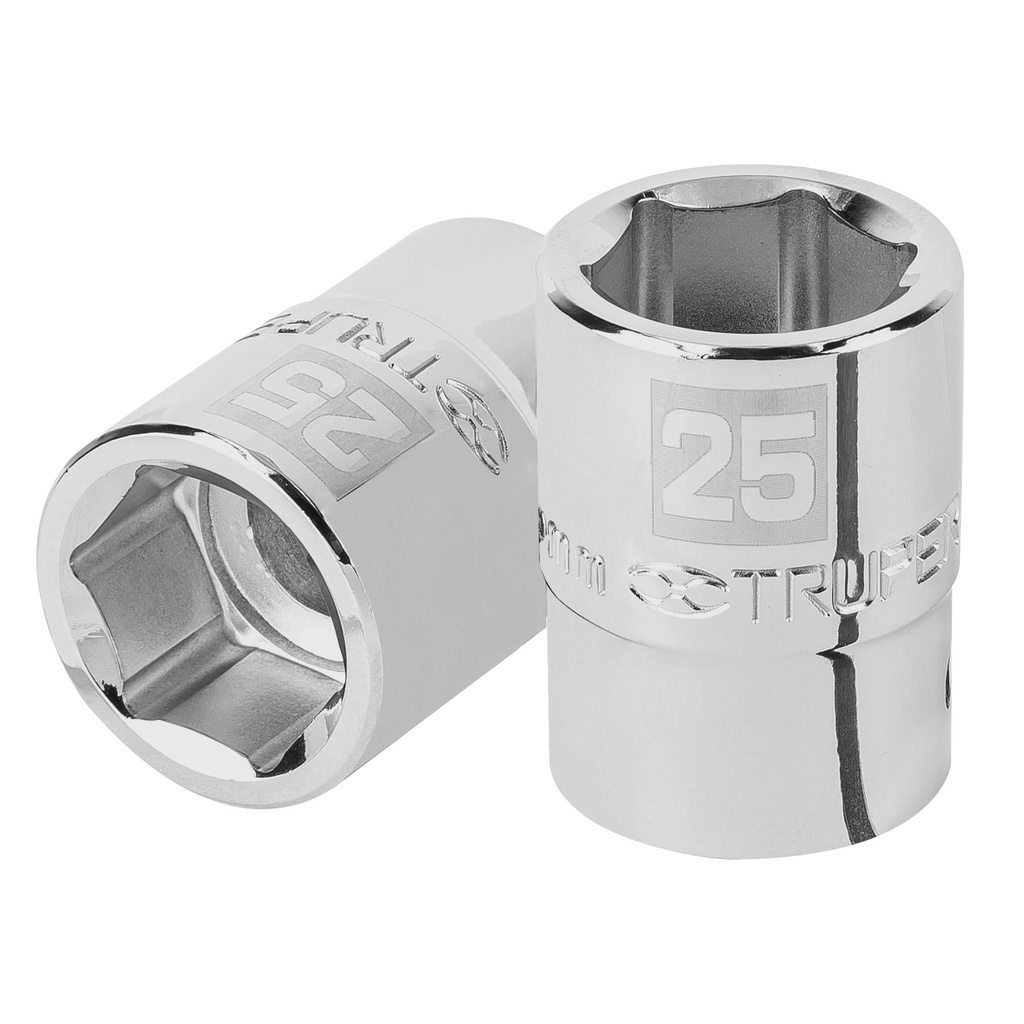 14973 / Dado de 25 mm, 6 puntas, cuadro 3/4', Truper