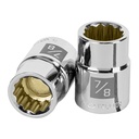13852 / Dado de 7/8', 12 puntas, cuadro 3/4', Truper