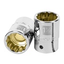 13855 / Dado de 1-1/16', 12 puntas, cuadro 3/4', Truper