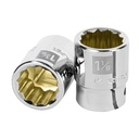13856 / Dado de 1-1/8', 12 puntas, cuadro 3/4', Truper