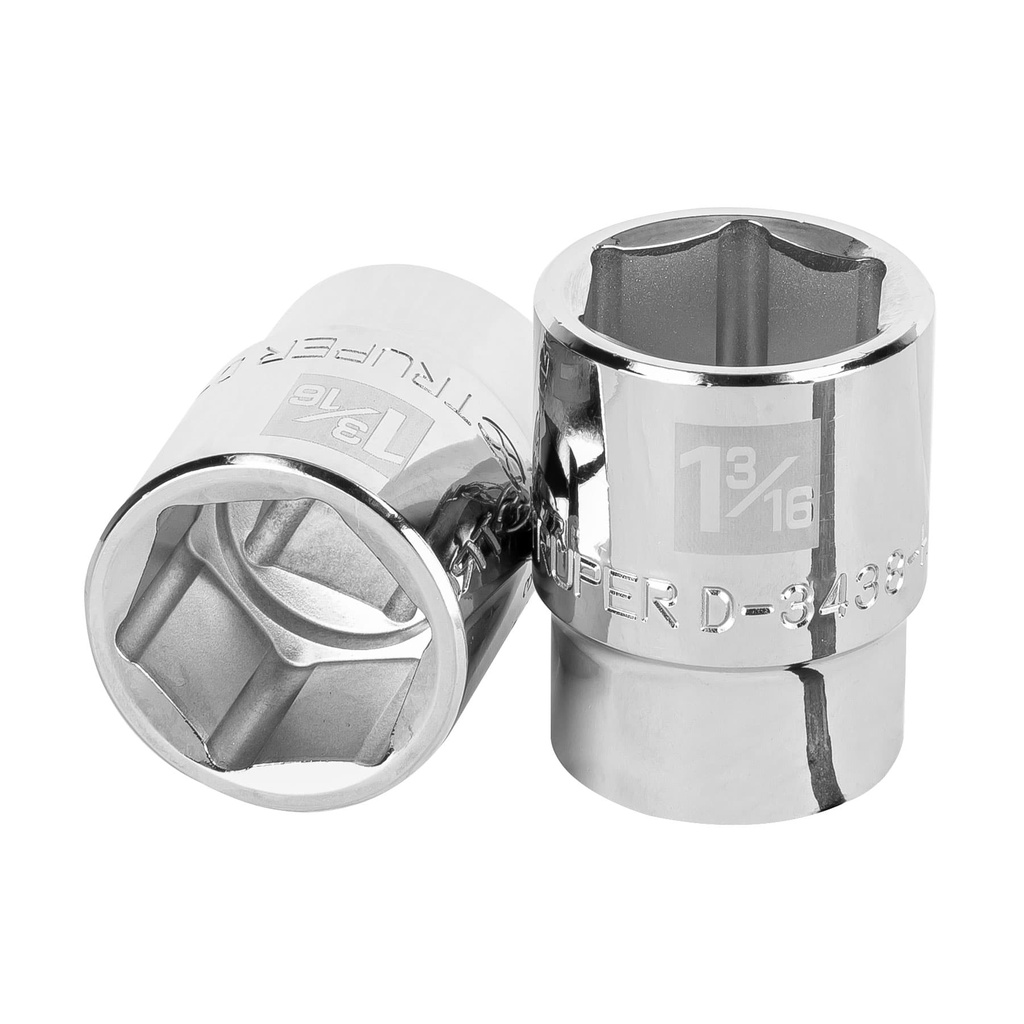 13827 / Dado de 1-3/16', 6 puntas, cuadro 3/4', Truper