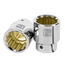 13859 / Dado de 1-5/16', 12 puntas, cuadro 3/4', Truper