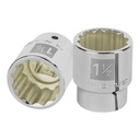 13862 / Dado de 1-1/2', 12 puntas, cuadro 3/4', Truper