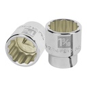 13863 / Dado de 1-9/16', 12 puntas, cuadro 3/4', Truper