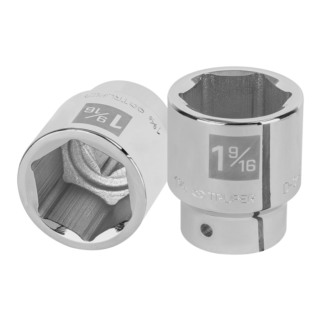13833 / Dado de 1-9/16', 6 puntas, cuadro 3/4', Truper