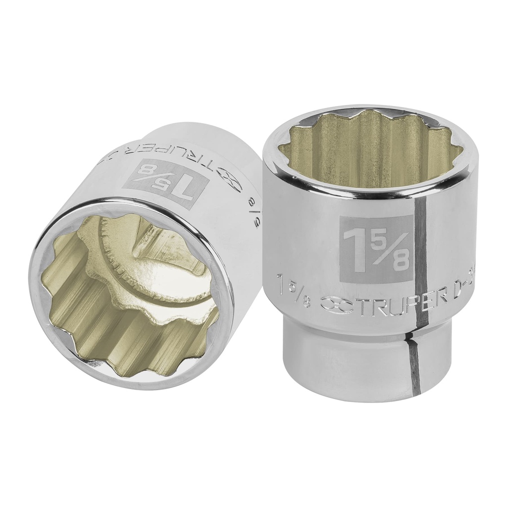 13864 / Dado de 1-5/8', 12 puntas, cuadro 3/4', Truper